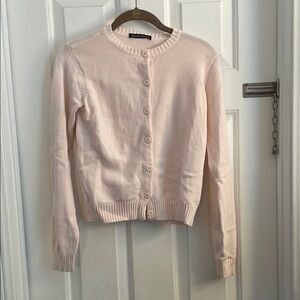 Brandy Melville Pink Cardigan Sweater